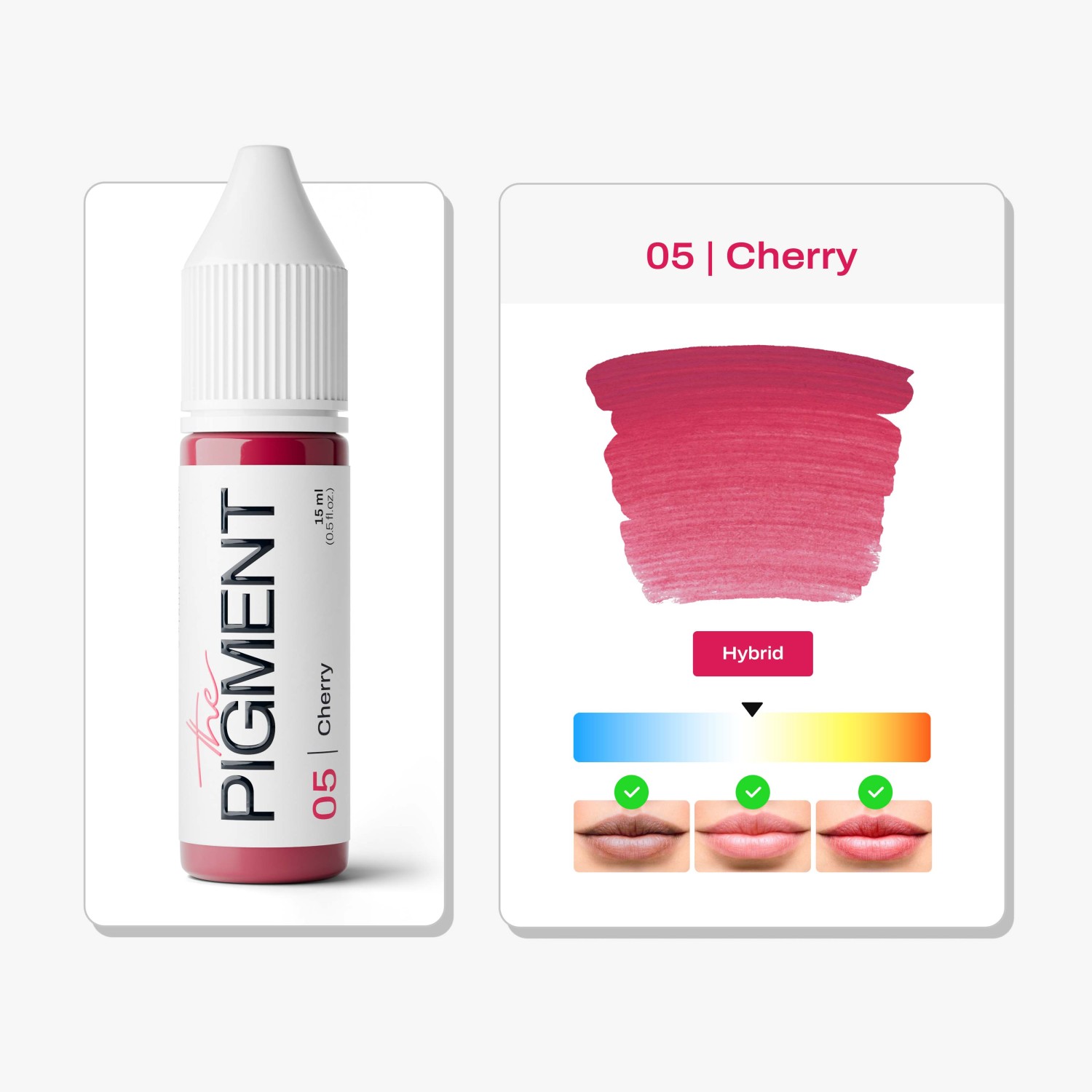 THE PIGMENT ტუჩის პიგმენტი Cherry 15 მლ.
